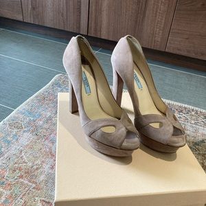 Authentic PRADA platform pumps 37.5